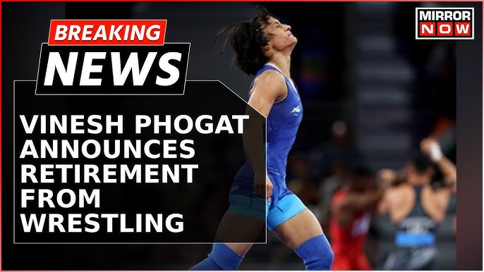 Vinesh Phogat announces retirement from wrestling day after Olympic disqualification