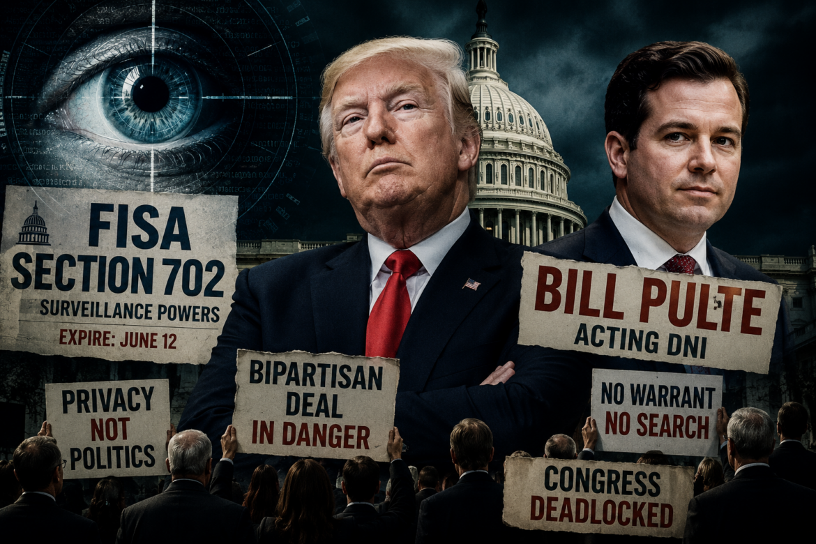 Trump’s Surprise Spy Chief Move Throws Washington Into Chaos Ahead of Critical Surveillance Deadline